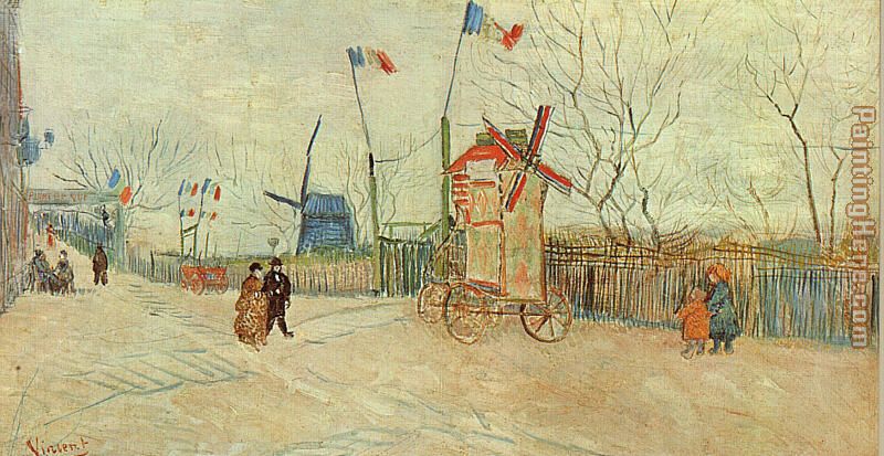 Vincent van Gogh Holiday at Montmartre